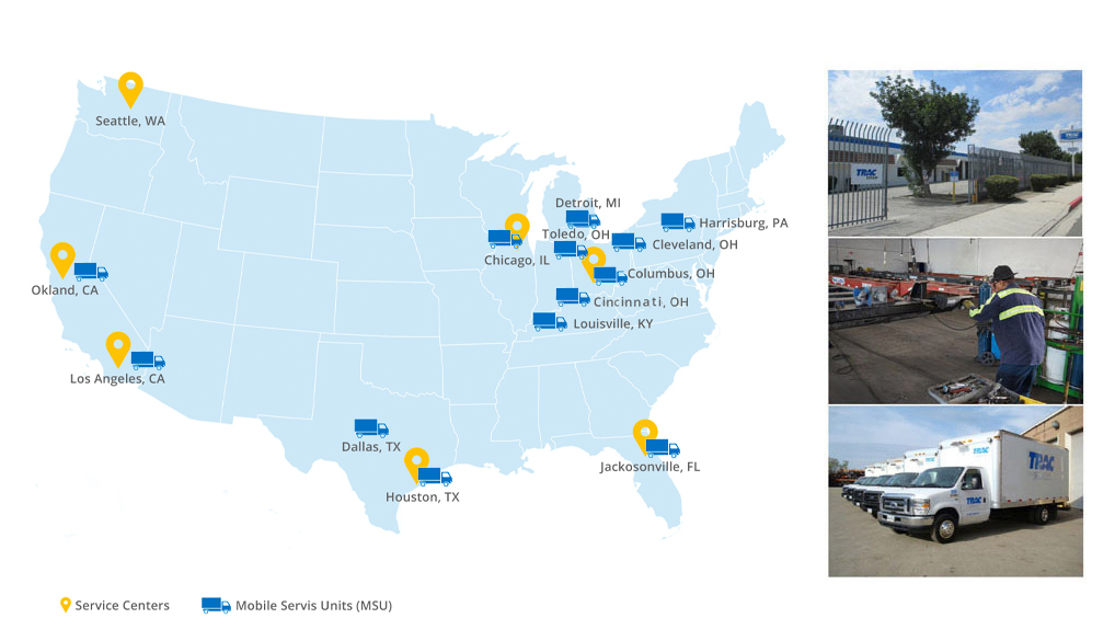 map TRAC Intermodal