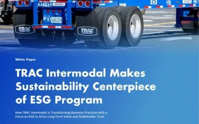 TRAC Intermodal Makes Sustainability Centerpiece of ESG Program